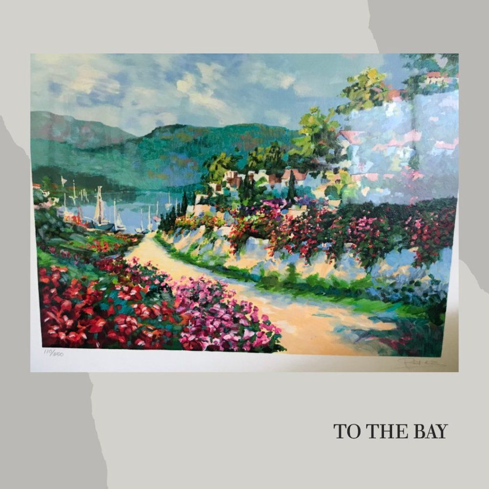 "To the Bay" by Alex Perez Serigraph